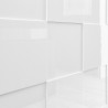 Modern dressoir 4 deuren glanzend wit 241cm Dama Wh XL Kortingen