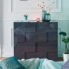 Moderne hoge kast woonkamer opbergkast 2 deuren 121cm Dama Lola Rt Korting