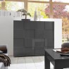 Moderne hoge kast woonkamer opbergkast 2 deuren 121cm Dama Lola Rt Catalogus