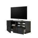 Moderne TV-meubel met deur en lade antraciet Petite Rt Dama Korting