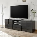 Antraciet TV-meubel met 2 deuren en lade Tecum Rt Dama woonkamer Aanbieding