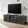 Antraciet TV-meubel met 2 deuren en lade Tecum Rt Dama woonkamer Aanbieding