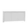 Glanzend wit houten 3-deurs keukenbuffet 160cm Amalfi Wh S Aanbod