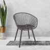 Moderne stoel Philis met armleuningen voor tuin, keuken of eetkamer Verkoop
