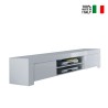 Moderne tv-kast met 2 deuren in glanzend wit Tab Amalfi Verkoop