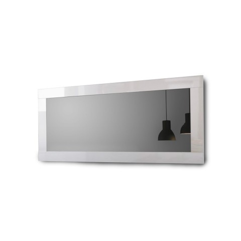 Glanzende witte spiegel 75x170cm wand entree woonkamer Miro Amalfi Aanbieding