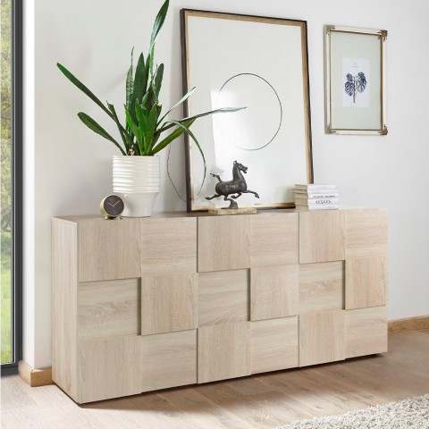 Dressoir woonkamer keuken design 181cm houten dressoir 3 deuren Dama Sm S Aanbieding