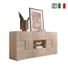 Moderne houten woonkamer dressoir met 2 deuren en 2 lades Dama Sm Verkoop
