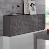 Moderne design dressoir 241cm 4 deuren glanzend grijs Prisma Rt XL Kortingen