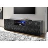 Moderne grijze tv-meubel met 2 deuren en 1 lade Alis Rt Prisma Korting