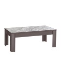 Moderne lage salontafel 65x122cm grijs glanzend Lanz Prisma Aanbod