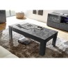 Moderne lage salontafel 65x122cm grijs glanzend Lanz Prisma Catalogus