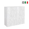 Moderne woonkamer dressoir 2-deurs hoogglans wit Prisma Tet Wh Verkoop