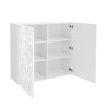 Moderne woonkamer dressoir 2-deurs hoogglans wit Prisma Tet Wh Korting