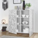 Dressoir woonkamer dressoir 2 deuren modern glanzend wit Prisma Tet Wh Catalogus