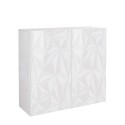 Moderne woonkamer dressoir 2-deurs hoogglans wit Prisma Tet Wh Aanbod