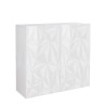 Dressoir woonkamer dressoir 2 deuren modern glanzend wit Prisma Tet Wh Aanbod