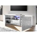 Moderne witte hoogglans TV-meubel met 2 deuren en 1 lade Alis Wh Prisma Kortingen