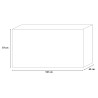 Moderne witte hoogglans TV-meubel met 2 deuren en 1 lade Alis Wh Prisma Voorraad