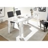 Uitschuifbare eettafel wit glans 90x137-185cm Most Prisma Kortingen