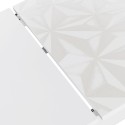 Uitschuifbare eettafel wit glans 90x137-185cm Most Prisma Korting