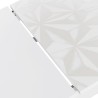 Uitschuifbare eettafel wit glans 90x137-185cm Most Prisma Korting