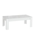 Witte Glanzende Salontafel 65x122cm Reef Prisma Aanbod
