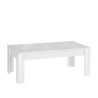 Witte Glanzende Salontafel 65x122cm Reef Prisma Aanbod