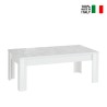 Witte Glanzende Salontafel 65x122cm Reef Prisma Verkoop