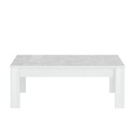 Witte Glanzende Salontafel 65x122cm Reef Prisma Kortingen