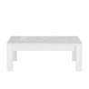 Witte Glanzende Salontafel 65x122cm Reef Prisma Kortingen
