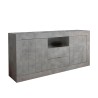 Moderne woonkamer dressoir 2 deuren 2 lades grijs beton Urbino Ct L Aanbod