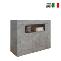 Dressoir woonkamer modern dressoir 2 deuren cement grijs Minus Ct Urbino Verkoop