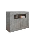 Dressoir woonkamer modern dressoir 2 deuren cement grijs Minus Ct Urbino Aanbod