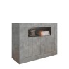 Moderne dressoir kast woonkamer met 2 deuren in beton grijs Minus Ct Urbino Aanbod