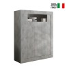 Hoge salonkast 2-deurs modern beton Sior Ct Urbino Verkoop