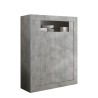 Hoge buffetkast 2 deuren modern cement Sior Ct Urbino Aanbod