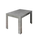 Moderne eettafel 90x137-185cm uitschuifbaar beton Fold Urbino Korting