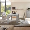 Moderne eettafel 90x137-185cm uitschuifbaar beton Fold Urbino Voorraad