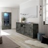 Modern zwart woonkamer dressoir 2 deuren 2 laden Urbino Ox L Korting