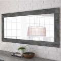 Zwarte moderne wandspiegel 75x170cm Moment Urbino Aanbieding