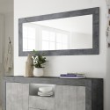 Zwarte moderne wandspiegel 75x170cm Moment Urbino Korting