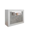Modern dressoir 2 deuren 110cm glanzend wit cement Minus BC Aanbod