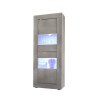 Moderne houten vitrinekast woonkamer 61x162cm Nina Pc Basic Aanbod