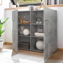 Moderne betonnen keukenkast met 2 deuren en dambordontwerp Dama Lola Ct Catalogus
