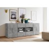 Dressoir woonkamer eetkamer 2 deuren 4 lades beton Dama Ct L Korting