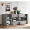 Dressoir woonkamer eetkamer 2 deuren 4 lades beton Dama Ct L Kortingen