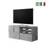 Moderne TV-meubel 121x42cm grijs beton Petite Ct Dama Verkoop