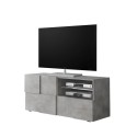 Modern design TV-meubel 121x42cm beton grijs Petite Ct Dama Aanbod