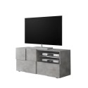 Moderne TV-meubel 121x42cm grijs beton Petite Ct Dama Aanbod